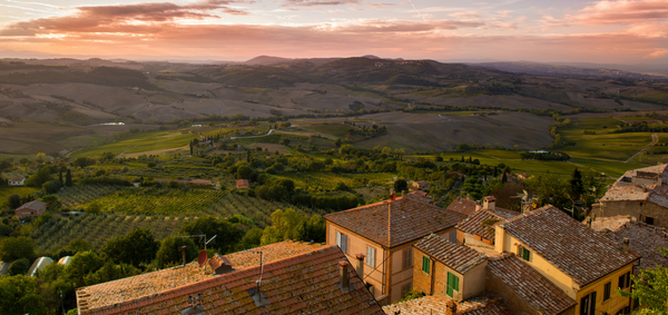 Image showcasing the beautiful tuscany wine region