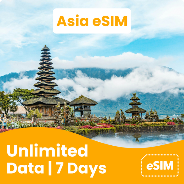 Unlimited South East Asia eSIM (6 Countries)