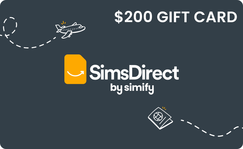 SimsDirect Travel Gift Cards