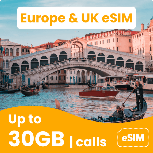 Europe & UK eSIM (50 Countries)