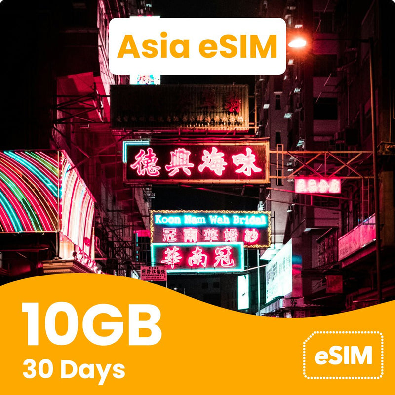 Asia eSIM (10 Countries)