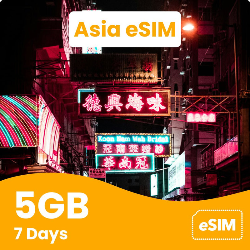 Asia eSIM (10 Countries)