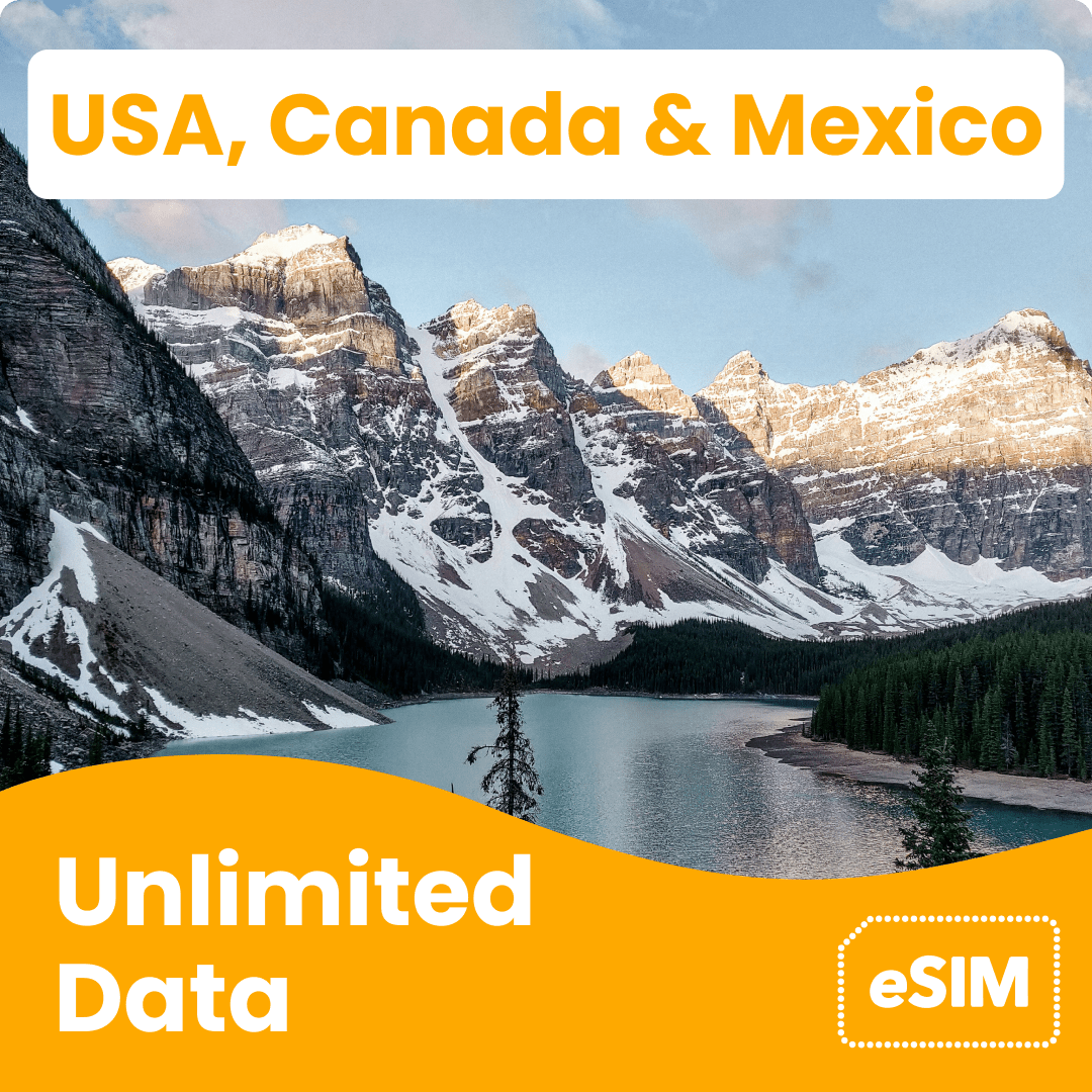 Unlimited USA, Canada & Mexico eSIM