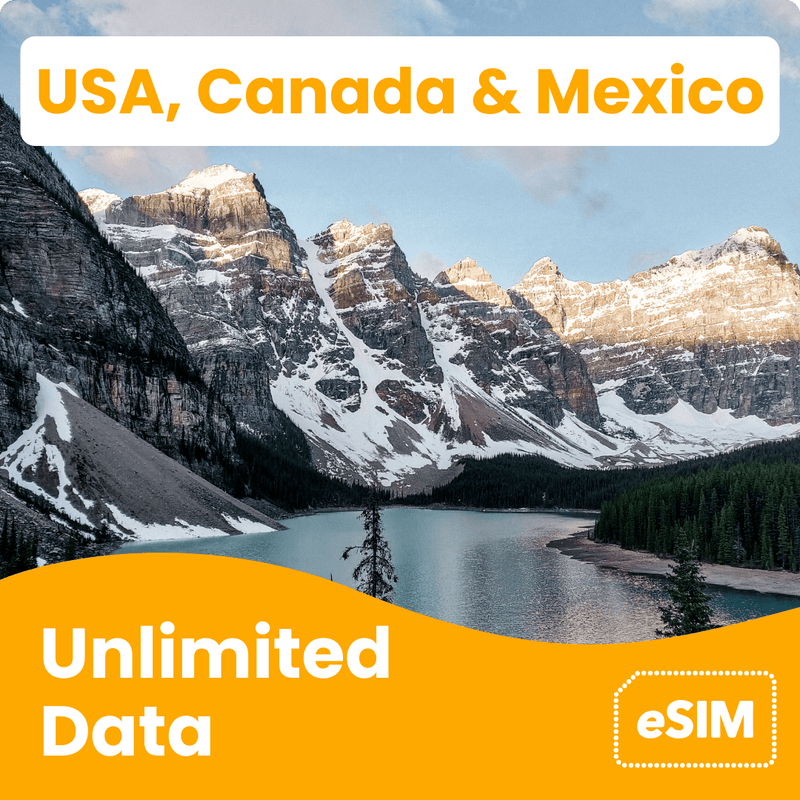 Unlimited USA, Canada & Mexico eSIM