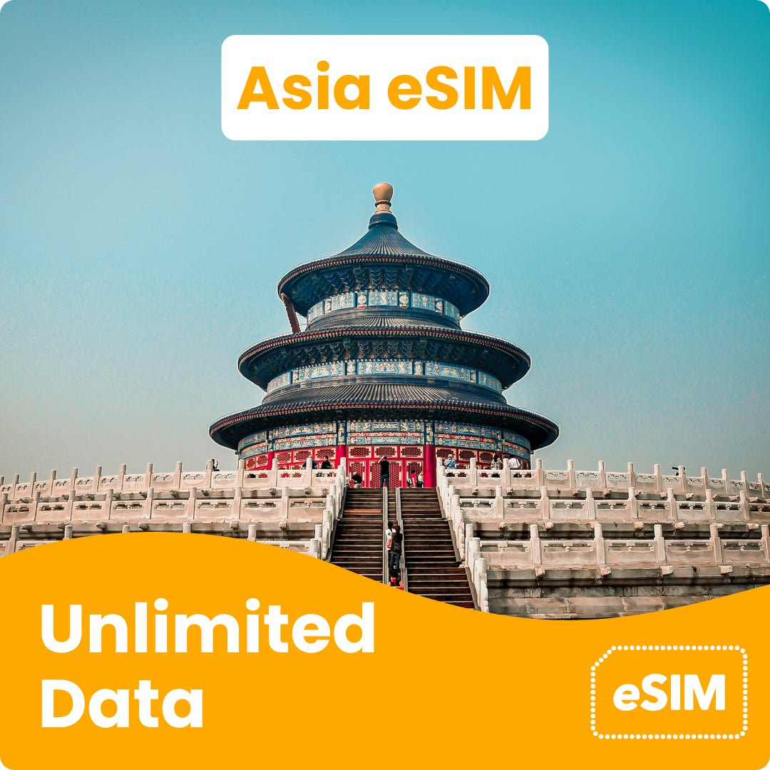 Unlimited Asia eSIM (10 Countries)