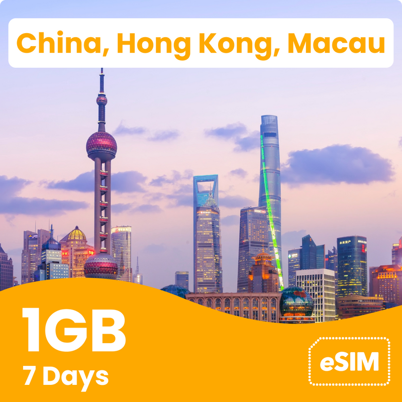 Snap China, Hong Kong & Macau eSIM
