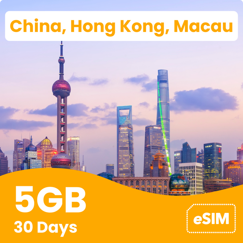 China, Hong Kong & Macau eSIM