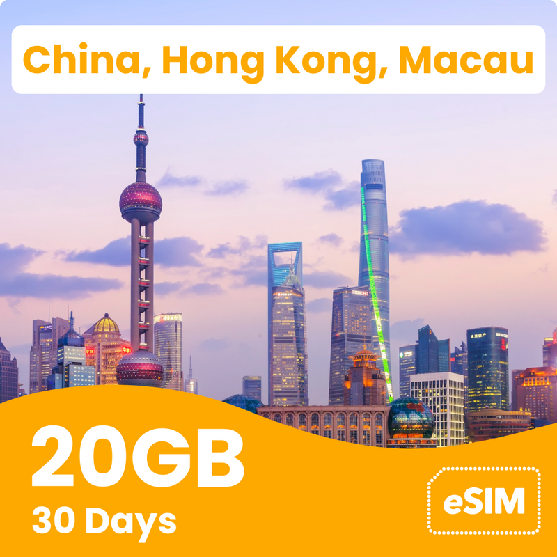 China, Hong Kong & Macau eSIM