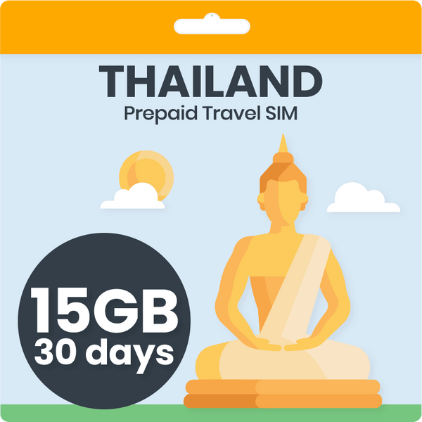 Thailand Travel SIM Card | 15GB | Data-Only | 30 Days